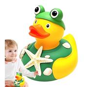 Hogvinnatil Jeux De Bain pour Petits ,Canards Souple en Silicone pour Baignoire | Figures Interactives pour Anniversaire Halloween Pâques D'été Salle De Salle Et Jeu