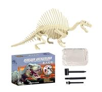 Hogvinnatil Kit de creusement de fossiles de dinosaures, kit pour creuser des squelettes de dinosaures, jouet éducatif Stem avec activités pratiques pour apprendre la science, les anniversaires ou les