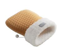 Hogvinnatil Lit pour Chat en Forme De Tanière | Sac À Câlins d'hiver en Peluche pour Animal De Compagnie | Sac De Couchage D Hiver pour Chat,pour Automne Halloween Camping Jeu Intérieur Maison Voyage