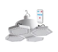 Hogvinnatil Lumières pour l'extérieur et le camping | Lampe pour avec USB et recharge solaire - Lanterne réglable avec télécommande pour jardin cour barbecue et extérieur