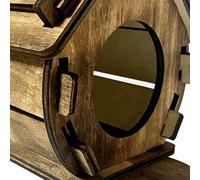 Hogvinnatil Maison pour oiseaux - Maison à oiseaux suspendue en bois pour le jardin arrière - Pour carrelage, moineaux et charbonniers en extérieur, jardin, patio, porche et arbre