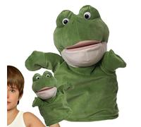 Hogvinnatil Marionnettes manuelles pour enfants, marionnettes animales à main - Picots en peluche avec bouche mobile | Fournitures de représentation théâtrale, poupée d'animaux en peluche pour le jeu