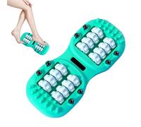 Hogvinnatil Masseur à billes pour pieds - Double rouleau portable pour mollets, jambes, dos, hommes, femmes et personnes âgées
