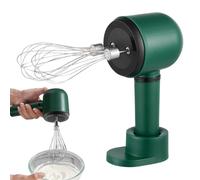 Hogvinnatil Mélangeur à main électrique, mélangeur manuel - Batteur d'oeufs en acier inoxydable - Conception de tête double, outil de cuisine rechargeable réglable à 3 vitesses pour