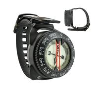 Hogvinnatil Montre Boussole - Outil Nautique pour Kayak - Boussole Lumineuse et Flexible pour Orientation, Plongée, Randonnée, Survie et Activités de Plein Air