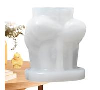 Hogvinnatil Moule d'ours de bougie, moule d'ours - Ours musculaire de dessin animé faisant des moules - Outil d'ornement de bureau, fournitures artisanales faites à la main pour la création de