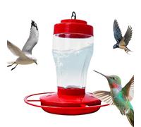 Hogvinnatil Mulière à oiseaux avec plusieurs poissons, peintre à oiseaux à tube | Clearing d'alimentation avec portes d'oiseaux bourdonnantes - Outil d'alimentation de grande capacité pour le patio de