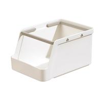 Hogvinnatil Organisateur Pour Les Sachets De Thé | Conteneur Empilable Pour Les Packs De Sucre | Conteneurs Pour Sachets De Thé De Stockage - Pour Cosmétiques Maquillage Assaisonnements Sel Et