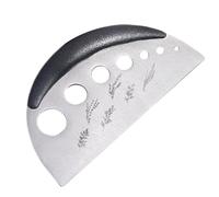 Hogvinnatil Outil de décapage de feuilles de cuisine, râpe à feuilles de fleurs, outil de strip-teaseuse de 2 en 1 en acier inoxydable | Coupe-légumes en ciseaux pour