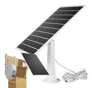 Hogvinnatil Panneau solaire pour caméra | Panneaux solaires imperméables de type C pour caméras - Accessoires électroniques à charge rapide pour téléphones, camping-car, randonnée, camping, jardin