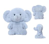 Hogvinnatil Peluche éléphant, jouet en peluche, poupée interactive douce pour la peau, comme décoration de salon, salle à manger, canapé, table