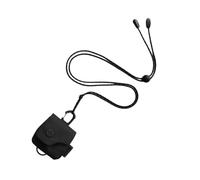 Hogvinnatil Petit portefeuille de cou de voyage - Portefeuille portable, sac de support amovible élégant pour poudre de rouge à lèvres, pièce de casque portable, Noir , Voir description, Voir