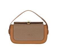 Hogvinnatil Petit Sac À Bandoulière | Sac De Voyage | Fermeture À Glissière Supérieure Poignée Tissu Ailettes pour Femmes Sacs Utilisation Quotidienne, marron, riferimento alla descrizione