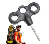 Hogvinnatil Piquets de, poteaux métalliques - Point de camping léger - Spike de cour pour un haut et non russe pour les pelouses de jardin de patio extérieur