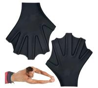 Hogvinnatil Royas de natation pour les mains, palettes de bain pour nager sur les genoux, aide à pagayer en silicone, les palettes de la main du canard de canard antidérapant améliorent la prise en