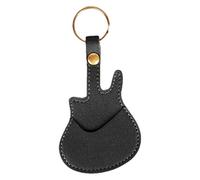 Hogvinnatil Sac de Choix de Guitare, Support de Pick de Guitare,Stuc de boîtier de ramassage de Guitare - Plectrum résistant à l'usure Portable Pic en Cuir pour l'entretien de, Noir, riferimento