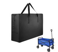 Hogvinnatil Sac de rangement pour chariot de camping, sac de rangement de poussette à glissière | Bouton de rangement de chariot à provisions,Sac organisateur d'équipement extérieur pliable pour