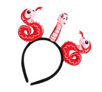 Hogvinnatil Serre-tête en forme de serpent chinois du Nouvel An chinois | Serre-tête serpent de dessin animé pour femme - Coiffures festives pour animaux de compagnie