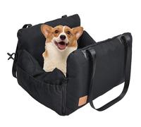 Hogvinnatil Siège de voiture pour chien, respirant, avec fermeture éclair latérale, portable, pour véhicules, vacances, petits animaux domestiques
