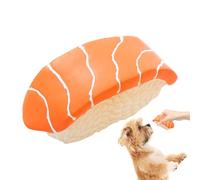 Hogvinnatil Sushi Squeaky Dog Toy - Petits jouets pour chiens qui grincent - Dispositif interactif de mastication de chiots pour animaux de compagnie