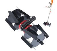 Hogvinnatil Tapisserie pour tondeuse à gazon, tondeuse à gazon - Charrue de jardin robuste équilibrée, Drains de pelouse pour érosion de précision qui abandonnent la roue pour jardin, ferme, verger,