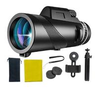 Hogvinnatil Télescope monoculaire pour smartphone, portée étoile monoculaire - Objectif monoculaire professionnel avec grossissement 80x - Accessoires portables pour le camping en montagne