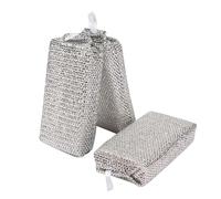 Hogvinnatil Torchons pour laver la vaisselle, chiffon pour laver la vaisselle - Chiffons pour laver la vaisselle anti-rayures - 3 chiffons de nettoyage portables en maille, fournitures de cuisine pour