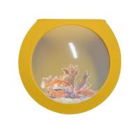 Hogvinnatil Vase Mural, Pot de Mural Transparent - Pot de Mural en Silicone adhésif Puissant,Station de Propagation du Globe oblat, Support Mural Transparent pour Aquarium pour s aériennes, s