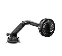 Hogvinnatil Ventilateur de voiture portable pour petite voiture, puissant refroidisseur de véhicule avec aspiration | Ventilateur réglable à 3 vitesses avec tête pivotante pour voiture,