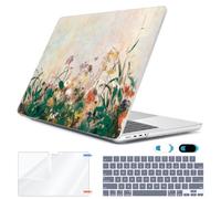 HOHAIYOO Compatible avec MacBook Pro 16" 2024, 2023, 2022, 2021, versions M3 A2991 M2 A2780 M1 A2485 Pro Max Coque en plastique rigide + Protège-clavier + Protecteur d'écran + Protection pour webcam,