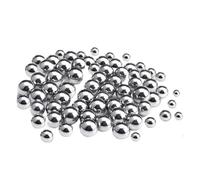 HOHAO 5 à 200 billes en acier massif, diamètre: 6mm, 6,5mm, 7mm, 7,5mm, 8mm, 8,5mm, 9mm, 9,5mm, 10mm, 11mm, 12mm(20Pcs,9.5mm)
