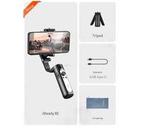 Hohem-Cardan de recrutement iSteady pour smartphone,stabilisateur de détermination à 3 axes - Type XE Black