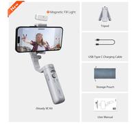 Hohem-iSteady M6 iSteady Recruitment Stabilisateur de cardan à 3 axes,Trépied pour selfie avec lumière de remplissage magnétique pour smartphone,Éclairage vidéo - Type iSteady XE Kit
