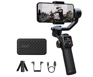 hohem iSteady M6 Stabilisateur Gimbal pour Smartphone, Stabil. vlogging, pour iPhone 15/14 Pro/Max/Android, intégré Charge utile de 400g, Ecran OLED intégré, 3 Axes Gimbal pour Youtube, TikTok