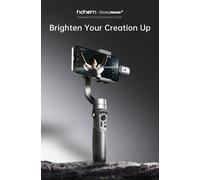 Hohem-iSteady Mobile Plus 2024 Stabilisateur de cardan à 3 axes pour smartphone avec lumière d'appoint,iPhone Android,suivi du visage - Type M5S