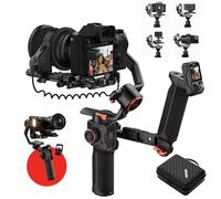 hohem iSteady MT3 Pro Kit de Stabilisateur de Caméra, avec Suivi IA et Télécommande Amovible avec Affichage en Direct, Système de Mise au Point, pour iPhone/Appareils Photo Hybrides/Caméras d'action