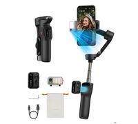 Hohem iSteady V3 Gimbal pour iPhone, stabilisateur 3 axes pour téléphone, suivi magnétique IA, tige extensible et trépied intégrés