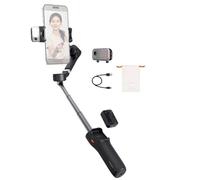 Hohem iSteady V3 Gimbal pour smartphone - Stabilisateur 3 axes - Traqueur magnétique AI - Lumière de remplissage - Contrôleur amovible - Barre d'extension intégrée et trépied pour streaming en direct