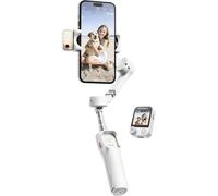 Hohem iSteady V3 Ultra WTH Nacelle électrique 1/4 pouce blanc Bluetooth, batterie intégrée, avec pied, avec support pour smartphone Poids max. admissible 400 g