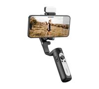 Hohem-Stabilisateur de cardan iSteady pour smartphone,lumière d'appoint,suivi du visage,iPhone,Android,Vlog Tiktok,3 axes,recrutement - Type iSteady XE Kit Black