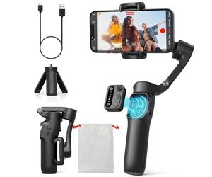hohem Stabilisateur Smartphone iSteady X3 SE, 3 Axes Stabilisateur de Cardan, Design léger et Pliable avec télécommande détachable, Batterie de 11H, Parfait pour Le Vlogging et Les Selfies
