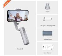 Hohem-Trépied selfie iSteady M6,stabilisateur de cardan,pour smartphone avec lumière de remplissage magnétique AI,éclairage vidéo complet pour documents - Type iSteady XE