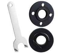 Hohitenz Jeu d’écrous de bride 5/8"-11 avec clé à ergots - flasque intérieur/extérieur - pour meuleuse d’angle 4,5"/5"/7" - compatible 224399-1/193465-4/224568-4, Bosch, Ryobi, Black & Decker