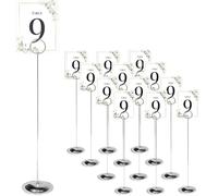 HOHIYA 30.5 cm Porte Numéro de Table Mariage Lot de 12