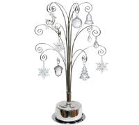 HOHIYA Support Métal Suspendu 42,5 cm pour Ornements Noël et Verre