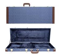 HOHIYO Étui de protection rigide pour guitare électrique KST/KTL/170 avec rembourrage de verrouillage de verrouillage de 99 pouces