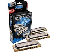 Hohner 3P532BX Harmonica Blues Pack Pro, touches de do, sol et la majeur