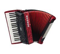 Hohner Accordéon Bravo Line Facelift III Piano chromatique avec housse de rangement 96 basses Red