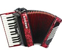 Hohner Bravo II 48 Accordéon à touches Red