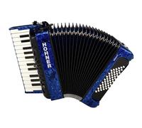 Hohner Bravo II 48 Blue Silent Key